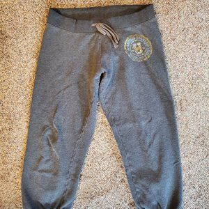 Victoria Secret PINK cropped sweatpants size S gray